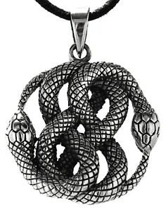 【送料無料】ジュエリー・アクセサリー ヘビペンダントシルバーヘビヘビチェーンオーリンserpents pendentif argent 925 serpent serpent deux n?ud chaine chaines auryn 331