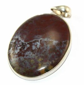 【貨物輸送無料】宝飾品・付属物 シルバースターリングジャスペジュエリーペンダントペンダントargent sterling deguisement jaspe bijoux pendentif pend412