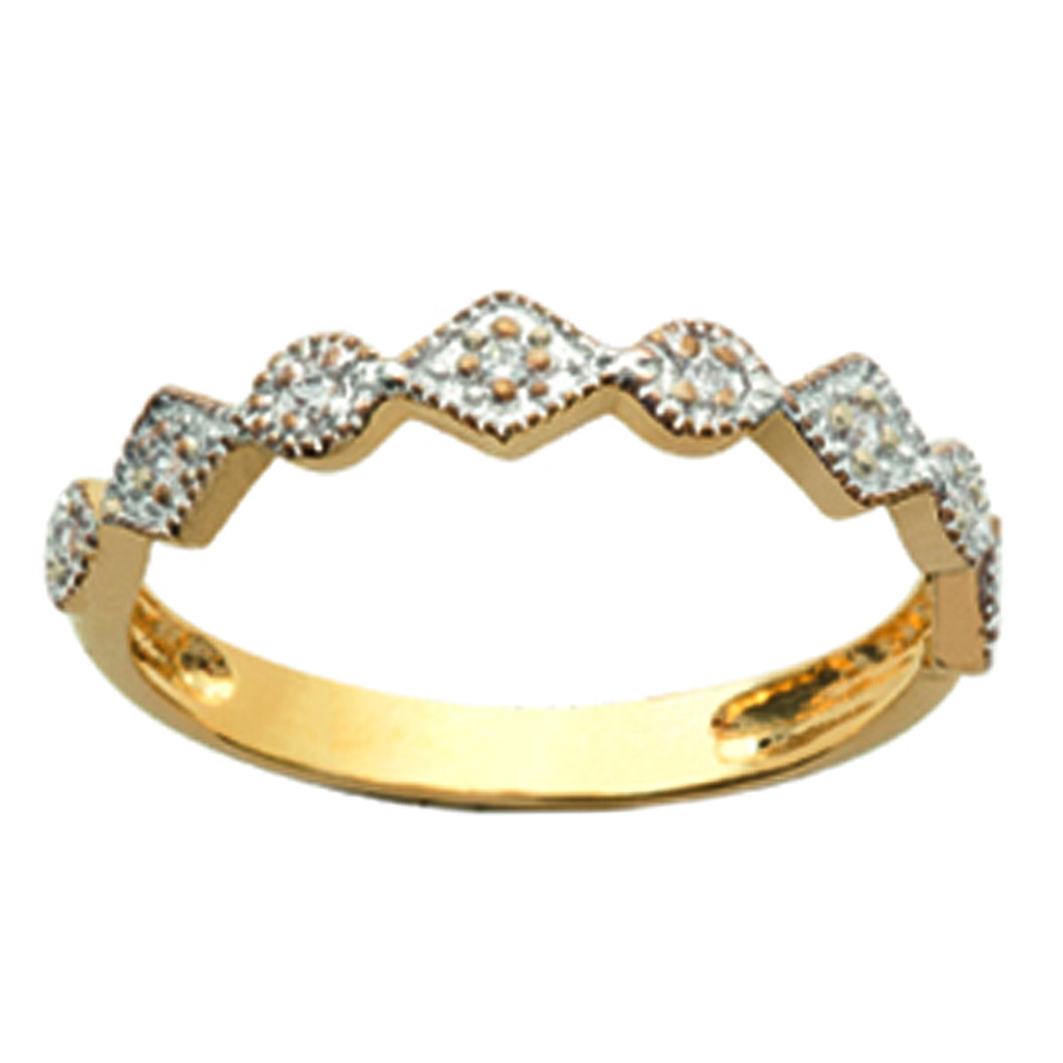 【送料無料】ジュエリー・アクセサリー プロモメッキリングミリメートルpromo 24, bague plaque or deesse blanc dore 4 mm