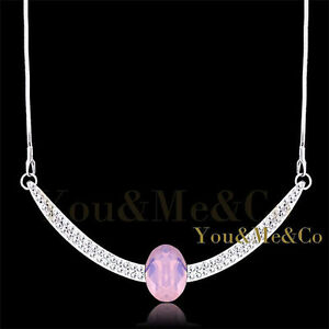 【送料無料】ジュエリー・アクセサリー ゴールドホワイトオーバルカップクリスタルネックレス18k or blanc ep 275ct coupe ovale cristal collier|hokushin