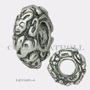 【送料無料】ジュエリー・アクセサリー トロールビードシルバーラビットビーズトロールビードauthentic trollbeads silver rabbit bead trollbead le114014 tagbe40074