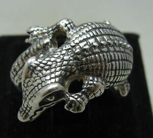 【送料無料】ジュエリー・アクセサリー スターリングシルバーリングソリッドクロコダイルニューサイズsterling silver ring solid 925 crocodile size 35 11 empress