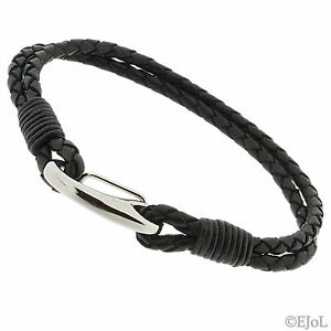 【送料無料】ジュエリー・アクセサリー ボロヨーロッパレザードレープブレスレットバッグnoir veritable tresse bolo cuir europeenne drape bracelet gb vendeur sac