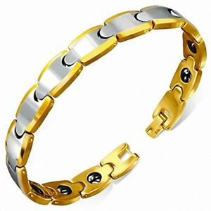 【送料無料】ジュエリー・アクセサリー ブレスレットタングステンカーバイドパンサーリンクl19cm l10mm ?bracelet magnetique a maillons panthere en carbure de tungstene
