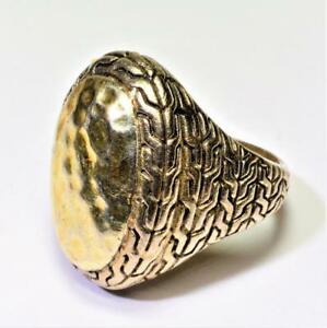 【送料無料】ジュエリー・アクセサリー デザイナースタンプスターリングオーバルハンマーサイズリングcreateur estampe 925 sterling ovale martele taille bague 10 poids 120g