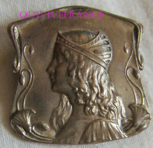 【送料無料】ジュエリー・アクセサリー アニキアブローチウーマンアートbg11225 anicienne broche femme art nouveau