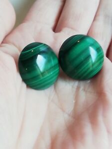 【送料無料】ジュエリー・アクセサリー マラカイトイヤリングboucles doreilles ancienne malachite｜hokushin 16,045円