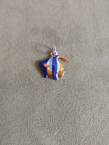 【送料無料】ジュエリー・アクセサリー アルジェントエスマルトシオンドロペッセciondolo pesce in argento e smalto