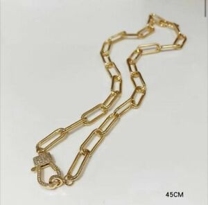 【送料無料】ジュエリー・アクセサリー チェインドリーナインネックレスcollier chaine doree neuf