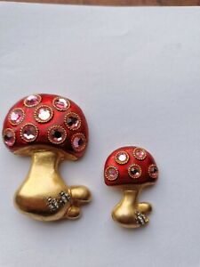 【送料無料】ジュエリー・アクセサリー ヴィンテージファンタジークラフトブランドブローチアメリカ2 broches vintage fantaisie marque craft etats unis annee 1970