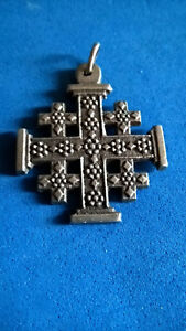 【送料無料】ジュエリー・アクセサリー エルサレムペンダントアンティーククロスペンダントancien pendentif jerum 950 antique cross pendant