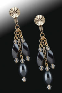 【送料無料】ジュエリー・アクセサリー ヘマタイトフォリーイヤリングboucles doreilles folie d&rsquo;hematite｜hokushin