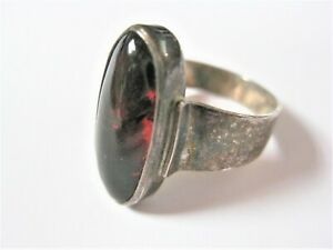 【送料無料】ジュエリー・アクセサリー シルバーリングアンバーフィッシュランドbague en argent 835 avec ambre fischland, 3,54 g