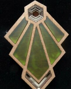 【送料無料】ジュエリー・アクセサリー ミスデザインアールデコイエローチューリップアクリルブローチmiss j designs art deco jaune tulipe acrylique broche