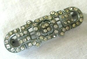 【送料無料】ジュエリー・アクセサリー アールデコシルバーカラークリスタルユニークヴィンテージbroche ancienne couleur argent art deco cristaux unique rare bijou vintage 5011 16,265円