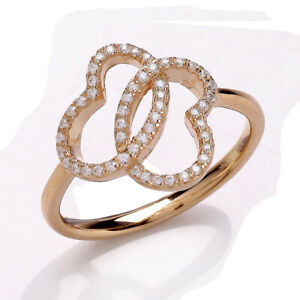 【送料無料】ジュエリー・アクセサリー ジュエルコロンドンローズシルバージルコーネダブルハートリングjewelco london rose argent zircone double coeur bague 15,386円