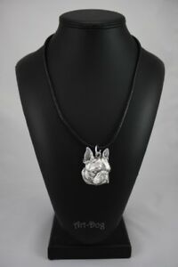 【貨物輸送無料】宝飾品・添え物 ボストンテリアネックレスアートドッグboston terrier  collana rivestita d’argento, alta qualita art dog it