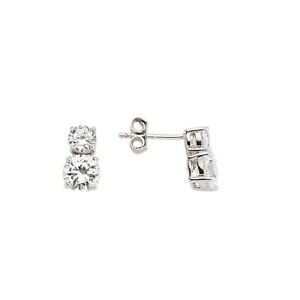 【送料無料】ジュエリー・アクセサリー ジュエルコロンドンシルバーデュエットイヤリングフォードロップjewelco london duetto dargento cz orecchini a perno goccia｜hokushin