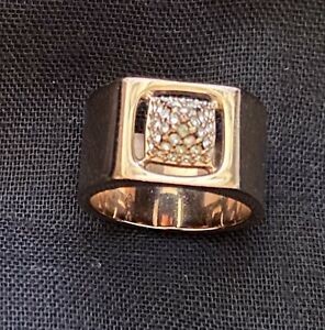 【送料無料】ジュエリー・アクセサリー ジェヌイーノスワロフスキーローズゴールドトーンアネルタマンホgenuino swarovski rose gold tone aneltamanho 55