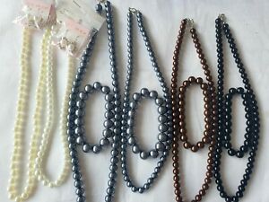 【送料無料】ジュエリー・アクセサリー クリスタルビーズピールネックレスカラーセットlotto 30 set misto di colore crystal beads peal collanenuovo allingrosso