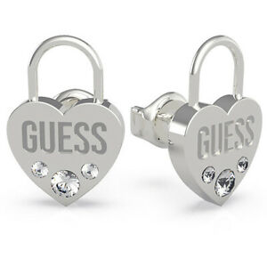 【送料無料】ジュエリー・アクセサリー イヤリングウーマンハートロックorecchini donna guess cuore lucchetto ube20054｜hokushin