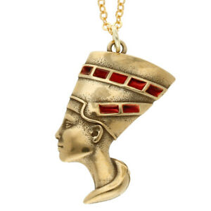 【送料無料】ジュエリー・アクセサリー セントジャスティンブロンズペンダントエジプトネフェルティティst justin bronze pendant egyptian nefertiti