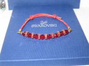 【送料無料】ジュエリー・アクセサリー スワロフスキースワンポリーレッドブレスレットgenuine swarovski cigno firmate polly braccialetto rosso 1110385