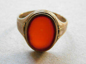 【送料無料】ジュエリー・アクセサリー シャルニエレアゴールドメッキコーネリアンリングraro anello gold plated corneliano da charnier