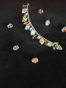 【送料無料】ジュエリー・アクセサリー チャームクリスタルブレスレットbellissimo bracciale con charm crystal looms