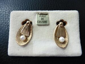 【送料無料】ジュエリー・アクセサリー ヴィンテージゴールドプレートクリップイヤリングメッキイヤリングorecchino clip placca oro vintage 50 nuovo old nuovo orecchini plated｜hokushin 16,045円