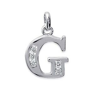 【送料無料】ジュエリー・アクセサリー ペンデンティフレトレオキシデスジルコニウムpendentif lettre g en argent 925 et oxydes zirconium neuf