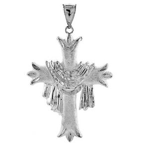 【送料無料】ジュエリー・アクセサリー グラムシルバースターリングクロスイエスガーメントラーラーペンダント12gram argento sterling croce w gesu indumento grande ciondolo