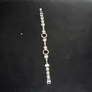 【送料無料】ジュエリー・アクセサリー ロータリーステンレススチールブレスレットbracciale in acciaio inox rotary