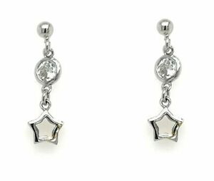 【送料無料】ジュエリー・アクセサリー イヤリングスターリングシルバージルコニステラorecchini 925 sterling argento kt zirconi stella