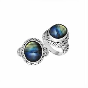 【送料無料】ジュエリー・アクセサリー スターリングシルバーリングラブラドリットanello argento sterling con labradorite ar8025lb229cm