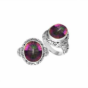 【送料無料】ジュエリー・アクセサリー スターリングシルバーリングウィズトップスanello argento sterling con topazio mistico ar8025mt178cm