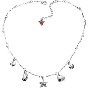 【送料無料】ジュエリー・アクセサリー ネックレスゲスチャームcollana donna guess ubn81055 5 charms nuova