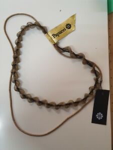 【送料無料】ジュエリー・アクセサリー パプセイレダーテクティルケッテシュヴァルツゴールドpapucei ledertextil kette schwarz gold