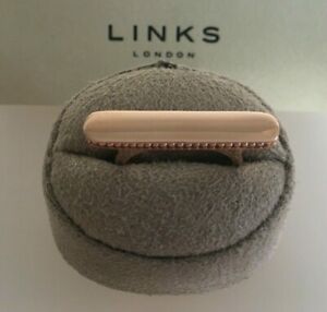 【送料無料】ジュエリー・アクセサリー ロンドンローズゴールドフェルメイユロングリング£サイズリンクlinks of london 18ct rose oro vermeil narrativo lungo anello rrp £ 110 taglia l|hokushin