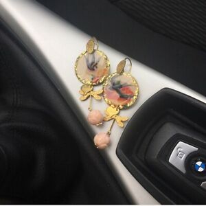 【送料無料】ジュエリー・アクセサリー イヤリングスワロートンボシルバーゴールドリーフスワローorecchini rondine uccelli libellula argento oro foglia swallow|hokushin