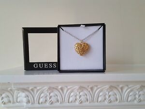 【送料無料】ジュエリー・アクセサリー ジャスミンレディースゴールドトーンオープンハートネックレスguess jasmine ladies gold tone open heart collana ubn 71525｜hokushin