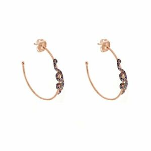 【送料無料】ジュエリー・アクセサリー イヤリングウーマンエンリコシルバーロゼスネークスワロフスキーorecchini donna enrico coveri jewels ecj018 argento 925 rose serpente swarovski|hokushin