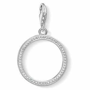 【送料無料】ジュエリー・アクセサリー トーマスサボスターリングシルバーサークルチャーム￡ genuine thomas sabo sterling silver cz circle charm ref 1530 rrp ￡69