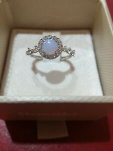 【送料無料】ジュエリー・アクセサリー ジルコンアゲートレースロザトリングanello rosato pianeti in argento 925 con zirconi e agata lace
