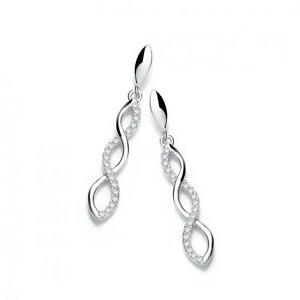 【送料無料】ジュエリー・アクセサリー シルバーマイクロライトジルコンペンダントイヤリングバタフライsilver jjaz micro pave chiaro zirconi pendente orecchini, farfalla,925, jzer079