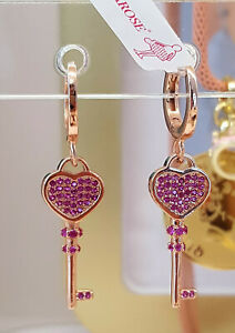【送料無料】ジュエリー・アクセサリー ザカローズキーキーコレクションシルバーペンダントイヤリングle carose  orecchini pendenti in argento ramato chiave collezione key