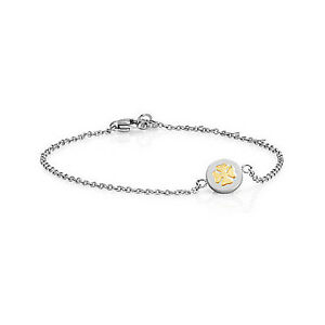 【送料無料】ジュエリー・アクセサリー ブレスレットノミネートボンボンズbracciale donna nomination my bonbons 065041002 acciaio oro quadrifoglio nuovo