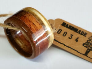 【送料無料】ジュエリー・アクセサリー ケースリングリングanello in legno da vecchi sigari casse sigillato 14mm, anello in legno legno anelli anelli