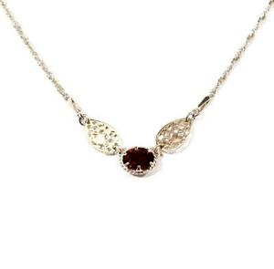 【送料無料】ジュエリー・アクセサリー コリアーグレナトアルジェントcollier grenat argent