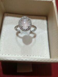 【送料無料】ジュエリー・アクセサリー ジルコンピンククォーツロザトリングanello rosato pianeti in argento 925 con zirconi e quarzo rosa